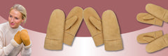 Experience Winter Luxury: Sheepskin Mittens Crafted for Charm & Lasting Comfort