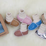 BABY SHEEPSKIN SLIPPER SOCKS - PINK